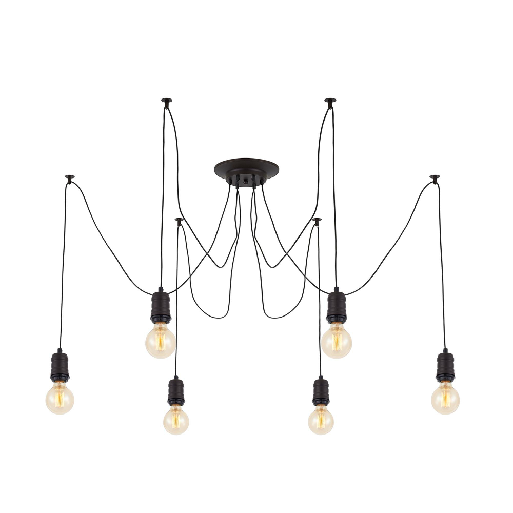 Citilux Эдисон CL451062 Люстра паук Венге