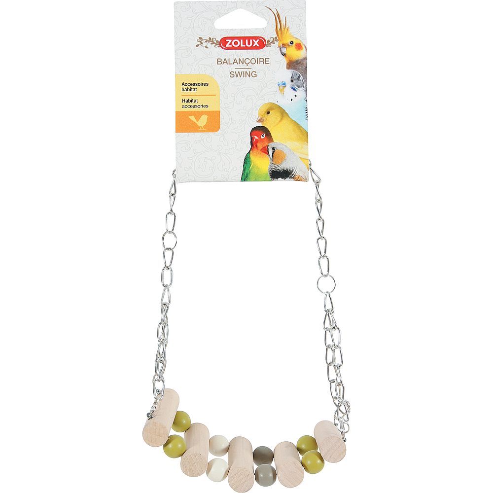 Деревянный подвесной мост-качели для птиц, ZOLUX,134022 Деревянный подвесной мост-качели для птиц, ZOLUX,134022