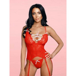 Комплект эротического белья Madrid L/XL красный