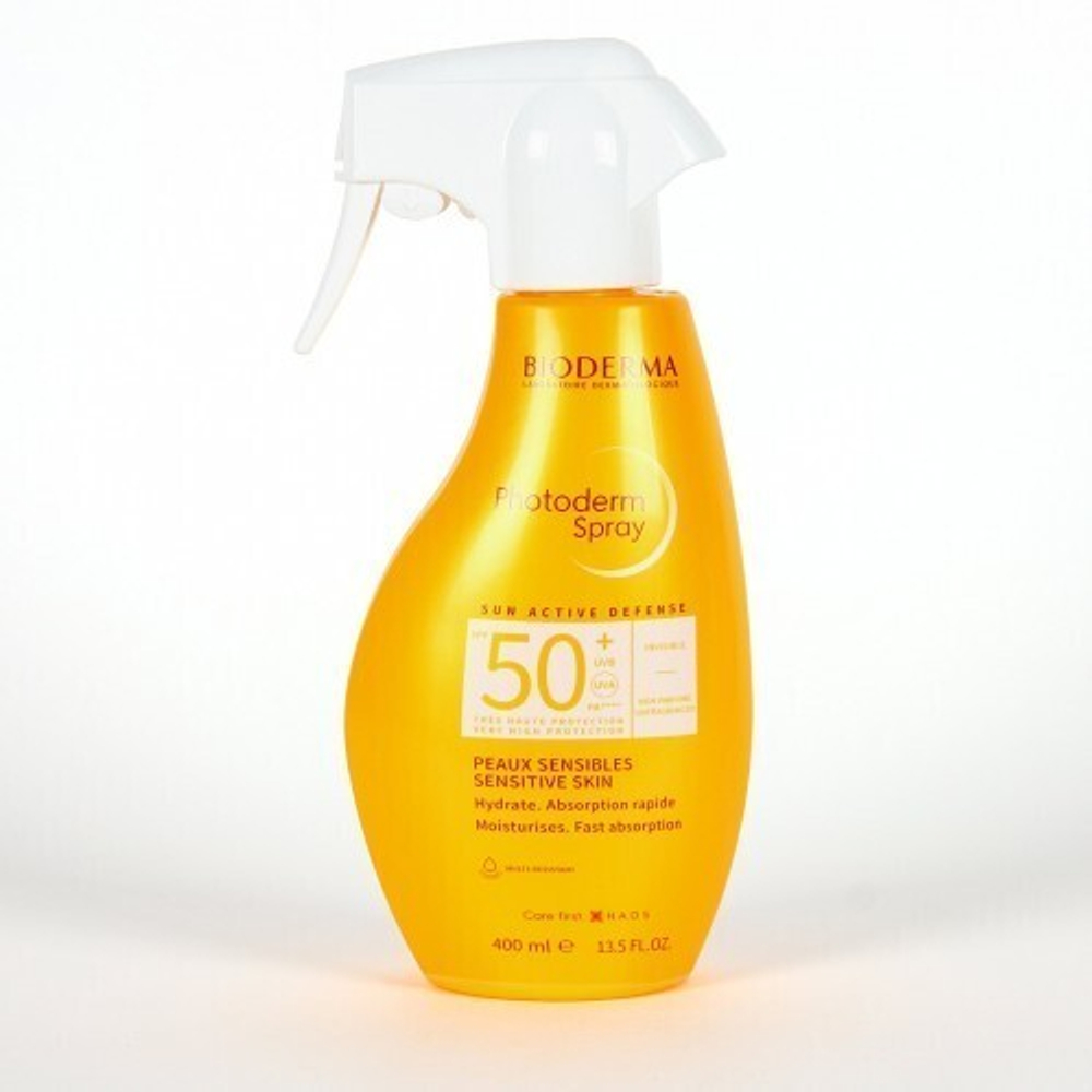 BIODERMA PHOTPHOTODERM Spray SPF 50 Солнцезащитный спрей 400 мл.