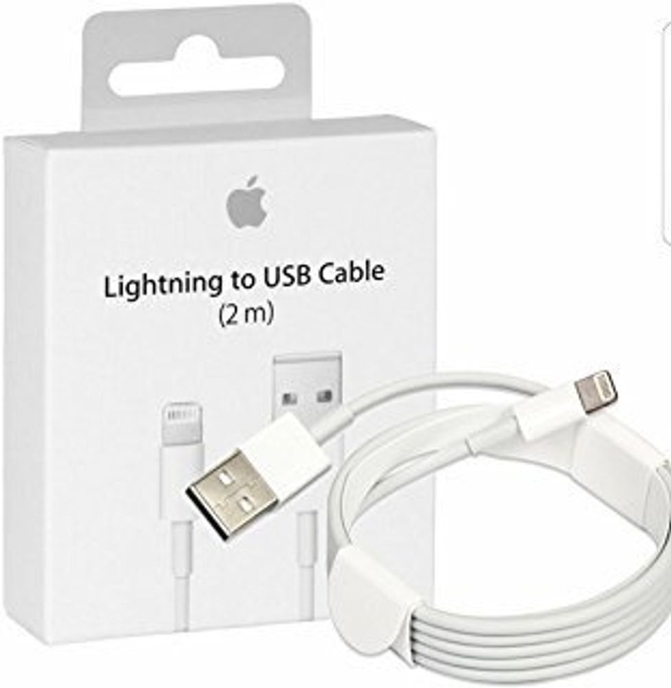 Кабель Apple 2m USB-A/Lightning (MD819A M/A/ZM/A)