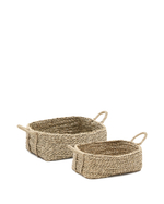 Набор из 2 корзин из натурального волокна Milly 32 x 20 см / 34 x 20 см