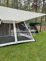 Шатер TRAMP Bungalow Lux Green (V2), артикул TRT-128, цвет Sand