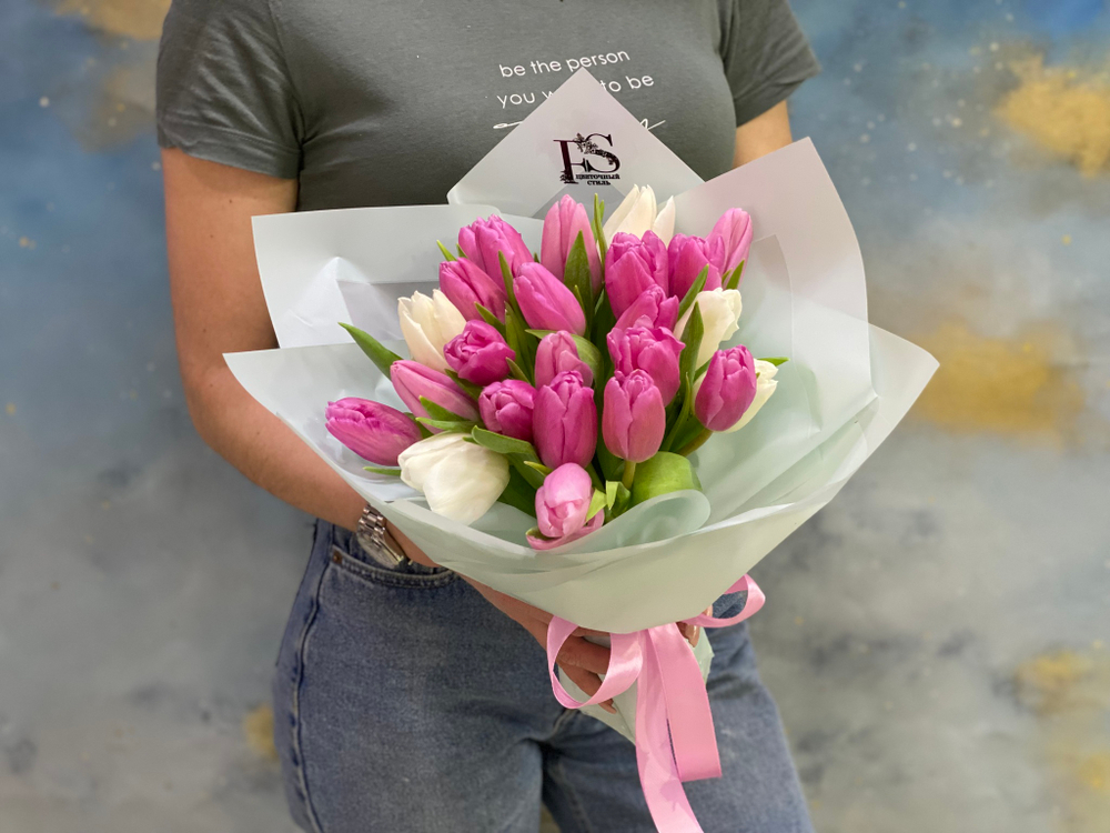 Букет № 22 из тюльпанов