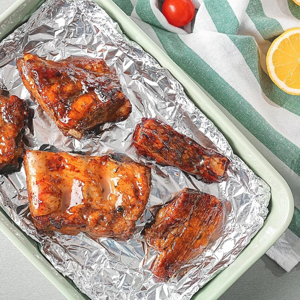 Алюминиевая фольга «СУПЕРПРОЧНАЯ», 44 см х 100 м, 14 мкм