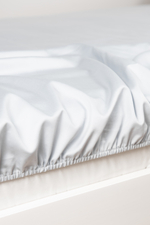 UTOPIA Простыня натяжная, сатин светло-серый