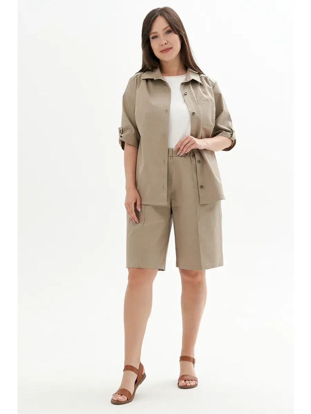 Блуза-рубашка сафари