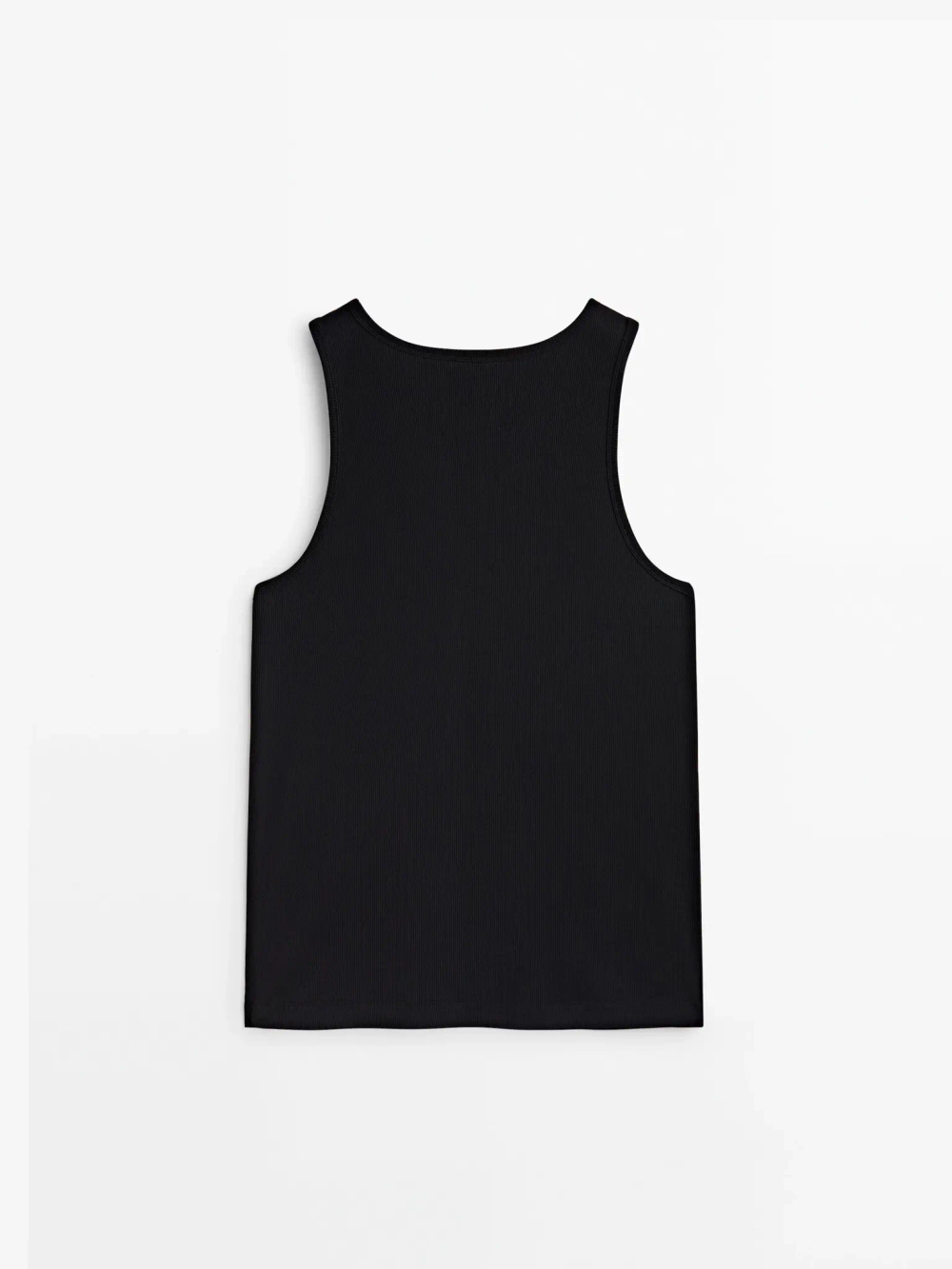 Massimo Dutti ТОП БЕЗ РУКАВОВ, ЧЕРНЫЙ