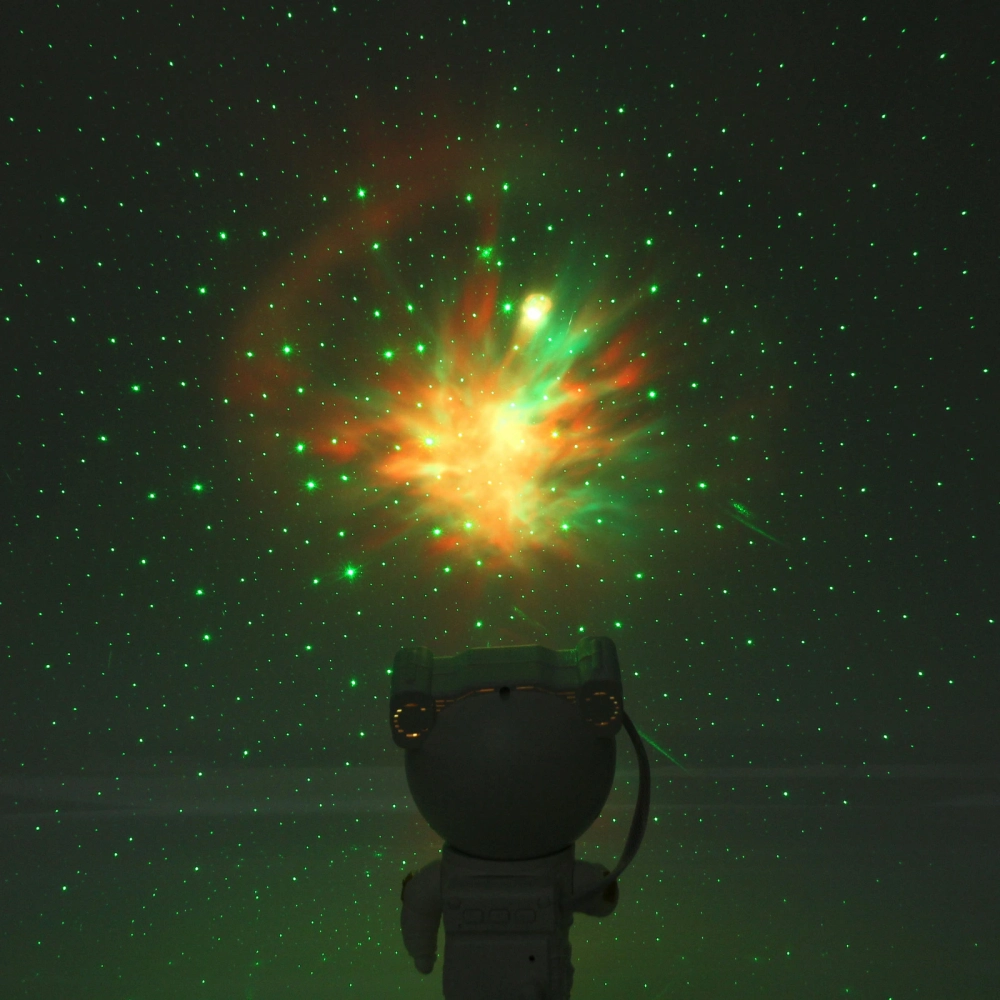 Световой прибор Лазер «В космос» 20*11,5*10 см, пульт д/у, питание от USB (DC)