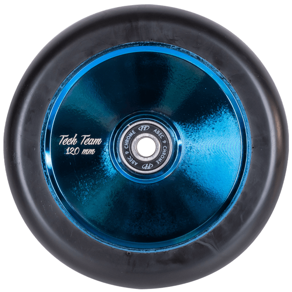 Колесо для самоката X-Treme 120*24 мм Hollow core, blue Chrome