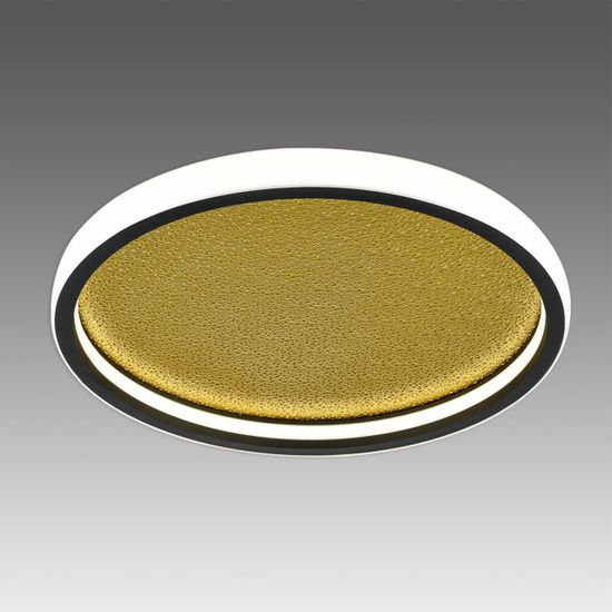 7736/60L MITRA LED SN 069 Светильник металл/акрил/белый/золотой/черный LED 60Вт 3000-6000К D450 IP20 пульт ДУ SHIMMERS