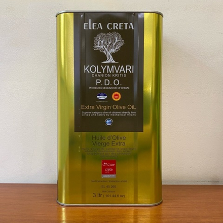 Оливковое масло ELEA CRETA D.O.P. Kolymvari (Крит) в ж/б 3л , Греция