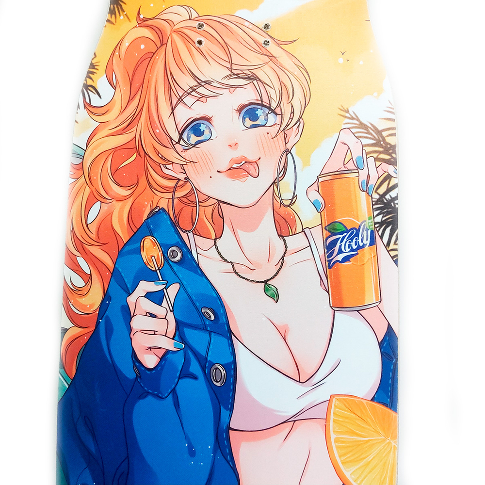 Комплект лонгборд HoolyBoards OrangeGirl 44/112см