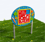 Уличный игровой развивающий модуль Пятнашки