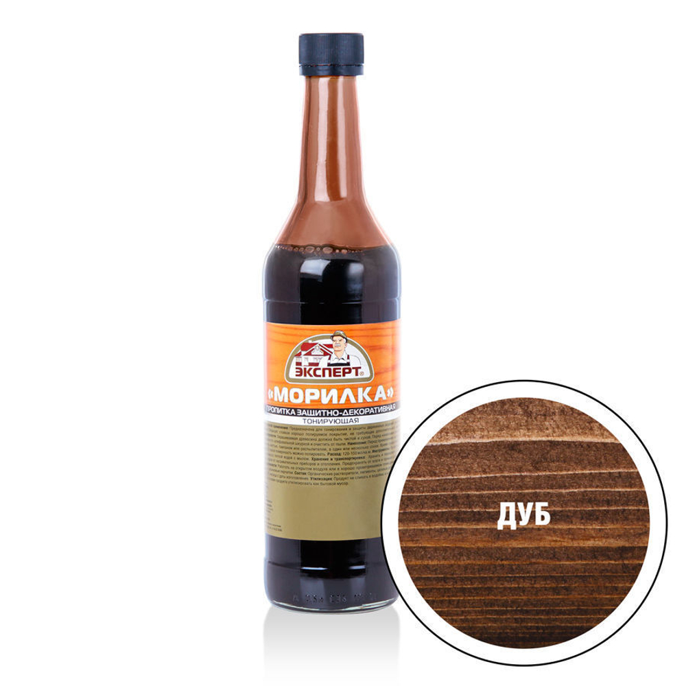 МОРИЛКА ЭКСПЕРТ ПРОПИТКА ЗАЩИТНО-ДЕКОРАТИВНАЯ ДУБ 0,5Л