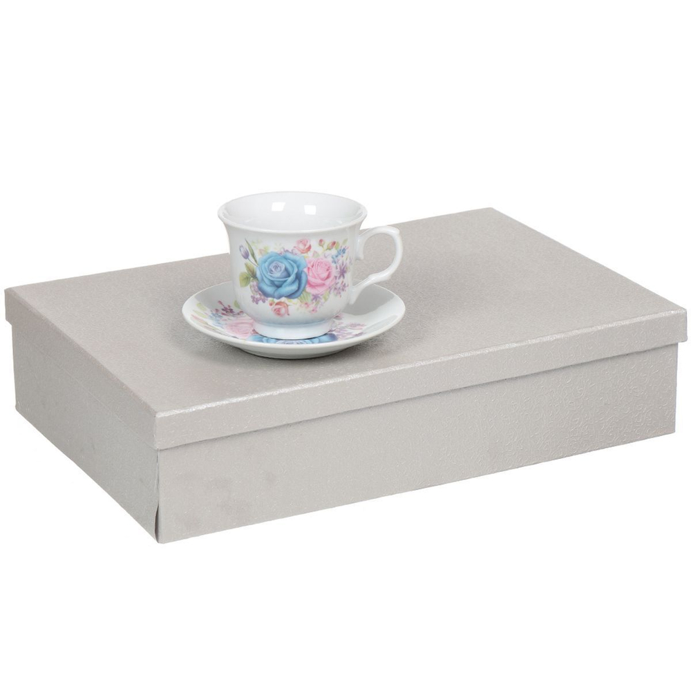 Набор чайный керам, 12 пр, 6 перс, 230 мл, Тет-а-тет, KTS12-F0345, подар уп