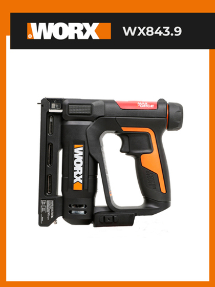 Степлер аккумуляторный WORX WX843.9