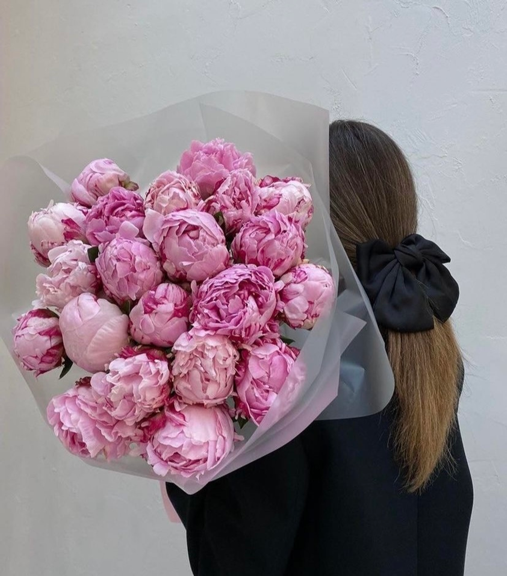 21 Розовый пион