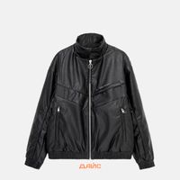  Куртка мужская Krakatau Vint Faux Leather Bomber Jacket артикул:Qm548-1 - купить в магазине Дайс