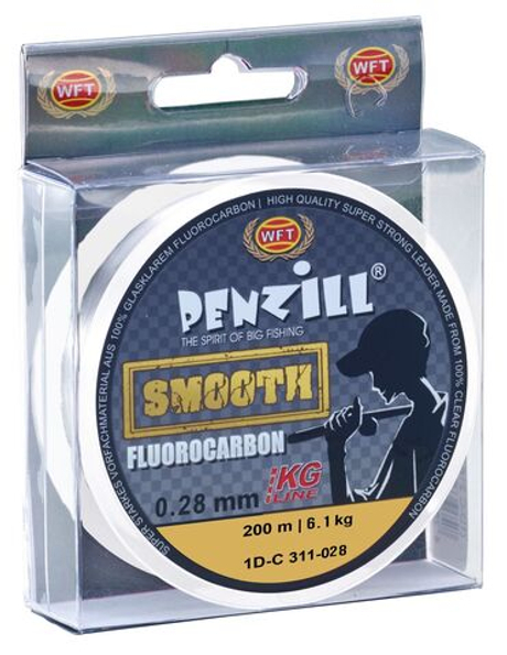 Леска монофильная WFT KG Penzill FLUOROCARBON Smooth 200 м, 0.28 мм