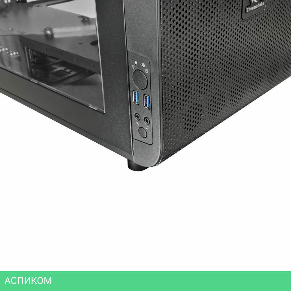 Корпус Thermaltake Core V21 без БП mATX Black (CA-1D5-00S-1WN)