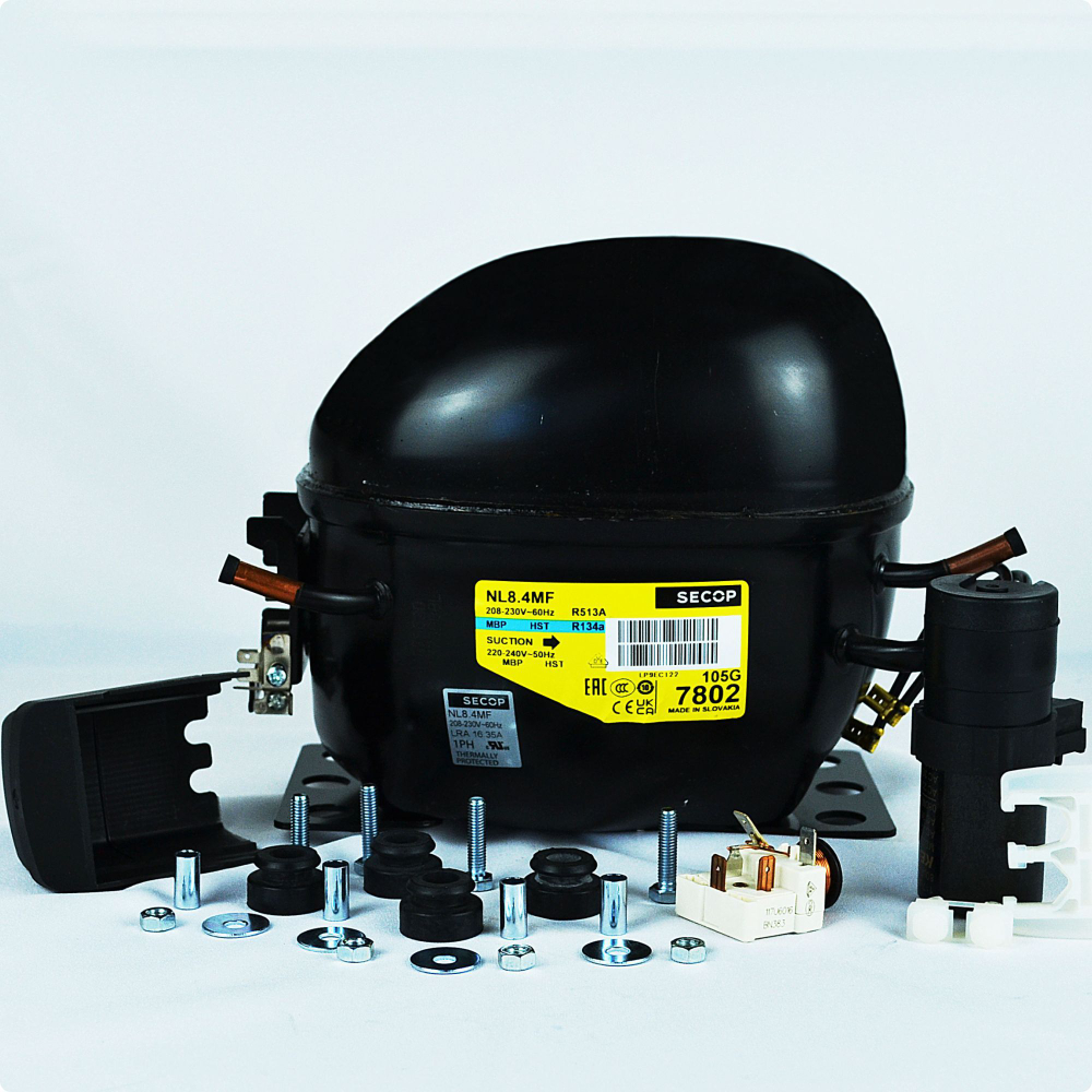 Компрессор холодильный NL8.4MF MBP 818 Вт R134a