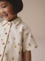 Рубашка и шорты в комплекте для девочки Next E51-381, Молочный