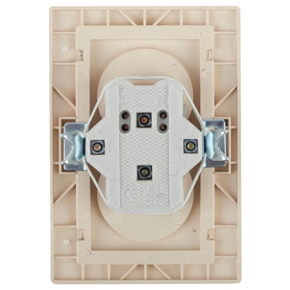 Розетка Intro Plano 1-204-05 без заземления двойная 2х2P, 16А-250В, IP20, СУ, антрацит | Intro Plano Антрацит