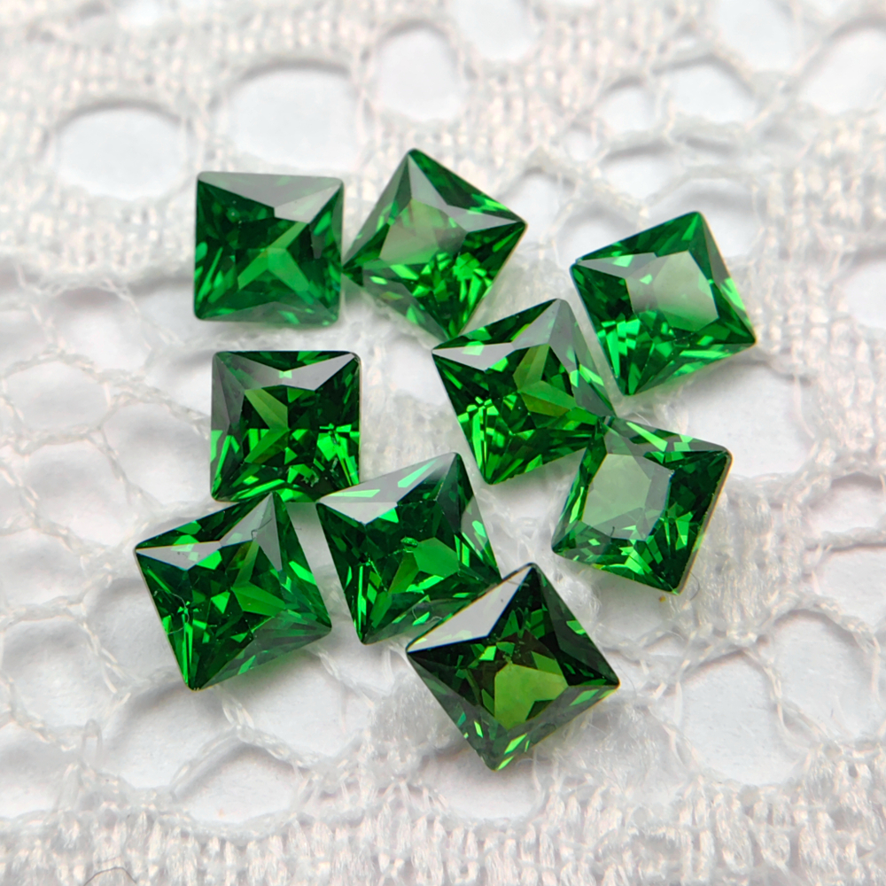 Фианит квадрат, Green