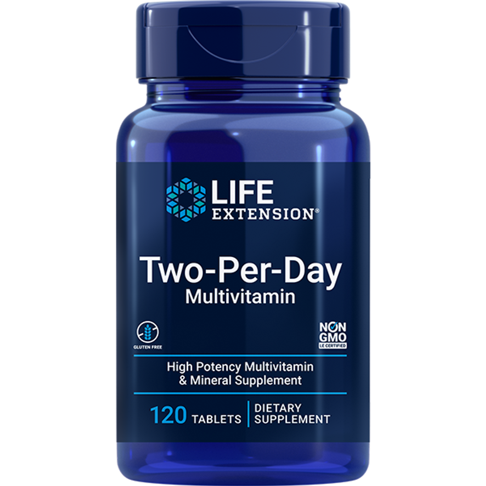 Two-Per-Day Мультивитамины 120 таблеток Life Extension