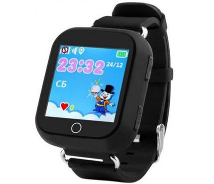 Детские часы с GPS Smart Baby Watch Q750 Черные