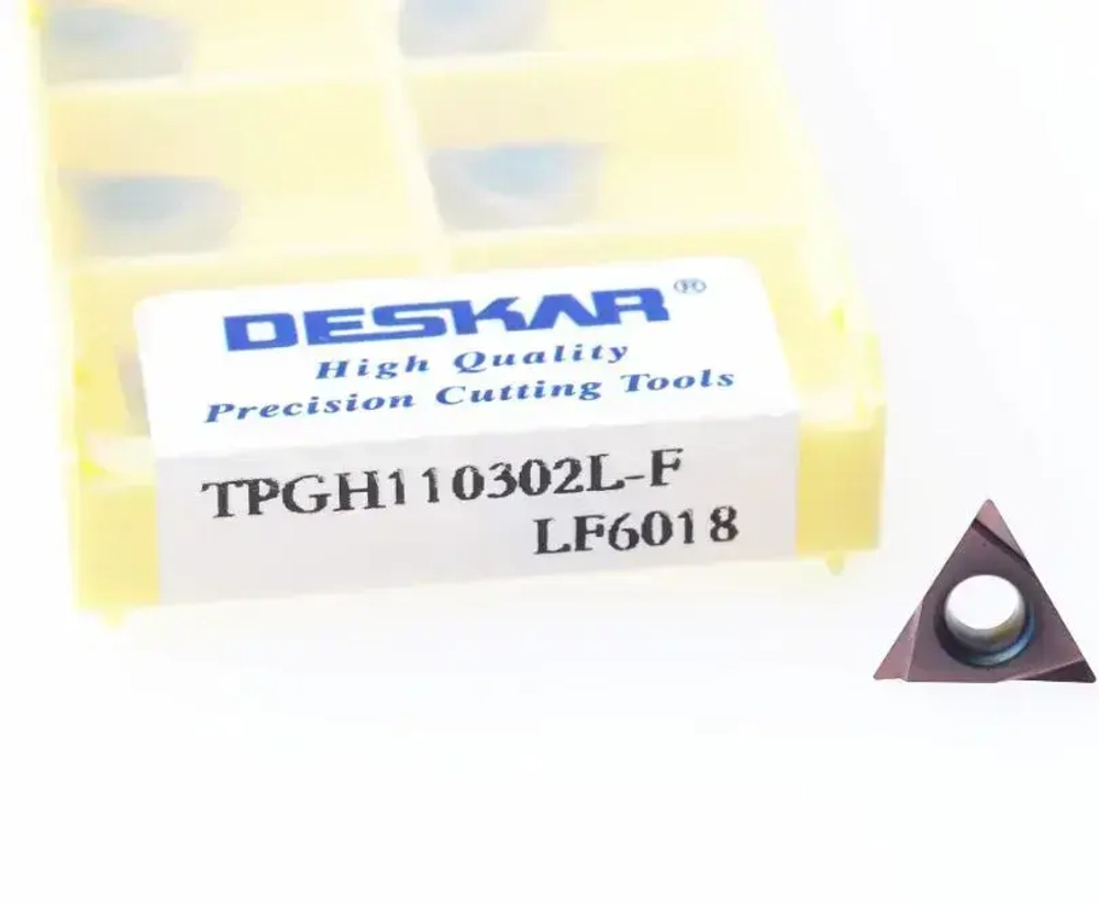 Пластина сменная TPGH110302L F LF6018 (1 шт.) Deskar