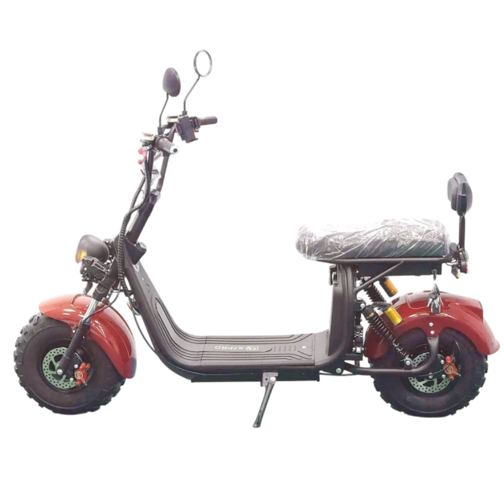 Электроскутер Citycoco GT X7 PRO Красный (2000W) Off Road