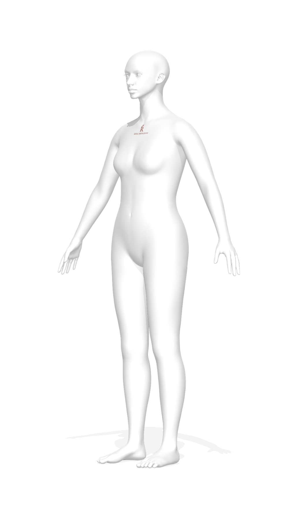 3D аватар манекена Моника