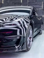 Обвес для Tesla Model Y 2025+ тесла Губа переднего бампера Накладки на бампер Капот Боковые юбки Диффузор заднего бампера Задний