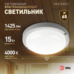 Светильник ЖКХ светодиодный ЭРА SPB-201-0-40K-015 IP65 15Вт 4000К D170 круг