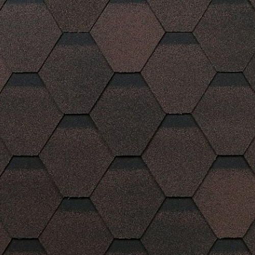 Гибкая черепица ТЕХНОНИКОЛЬ SHINGLAS Оптима Коричневый 3м