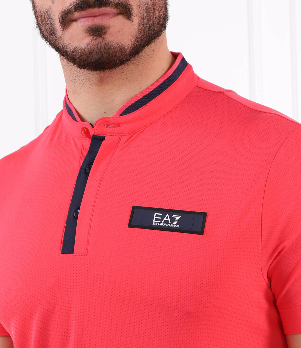 Поло EA7 - розовый(3RPT21 PJMMZ)
