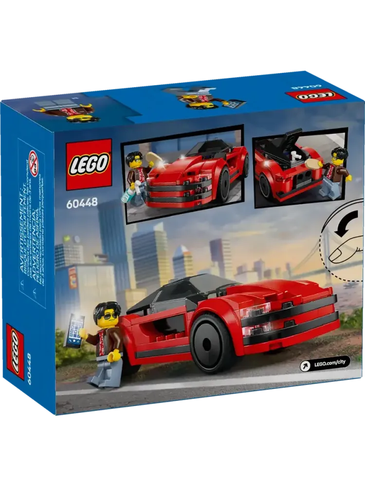 Конструктор LEGO Сity 60448 Красный спортивный автомобиль