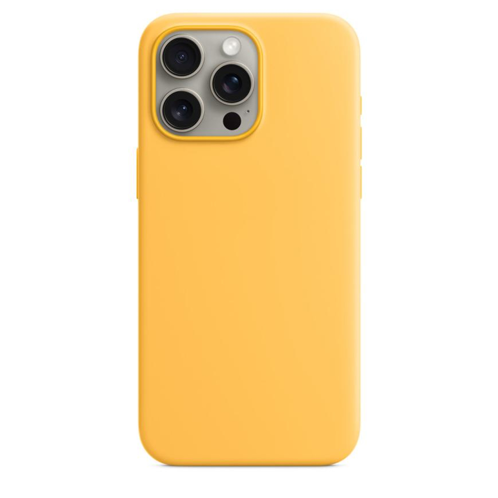 Силиконовый чехол MagSafe Silicone Case для iPhone 15 Pro Max