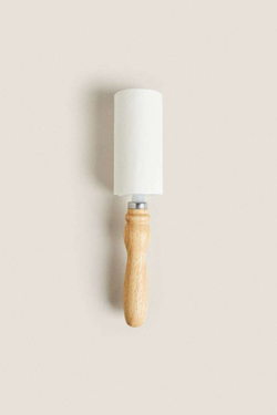 ZARA HOME ВАЛИК С ЛИПКОЙ ЛЕНТОЙ, СВЕТЛО-БЕЖЕВЫЙ