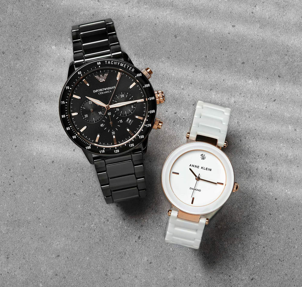 Керамические наручные часы Emporio Armani AR70002 с хронографом