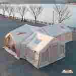 Пневмокаркасная палатка «Летний Уют» 3,6×3,6×2,5 м — семейная, кемпинговая из ПВХ