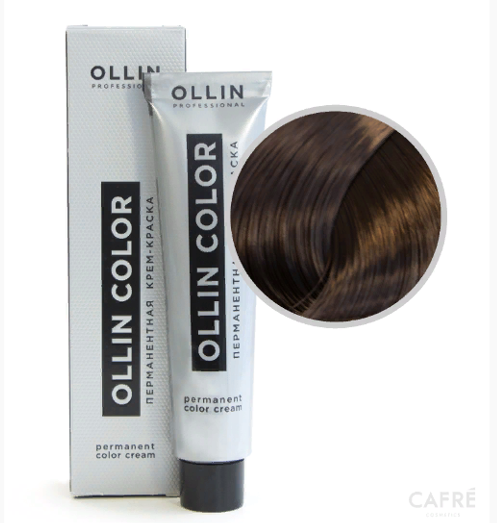 Ollin Color Крем-краска для волос, перманентная, тон №6-00, Темно-русый глубокий, 60 мл