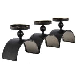 GAEM Подсвечник, L46 W9 H14 см