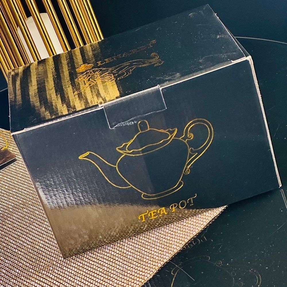 Lenardi 109-190 Чайник заварочный 1.1 л NOIR в под.уп.(х12)Фарфор