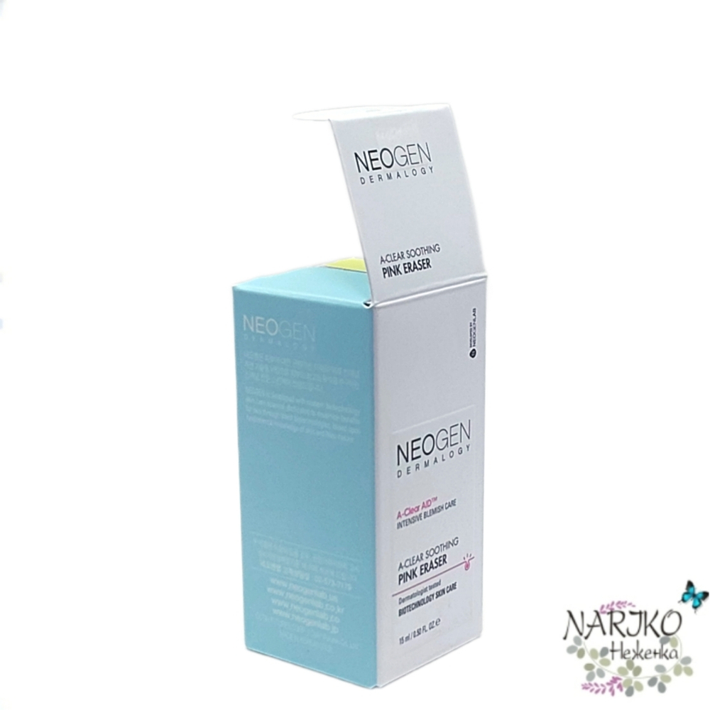 Точечное средство от прыщей с CICA-комплексом NEOGEN Dermalogy A-Clear Soothing Pink Eraser, 15 мл.