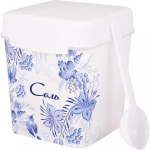 Емкость с ложкой 1,2 л., Шале, Соль (комплект 12 шт)