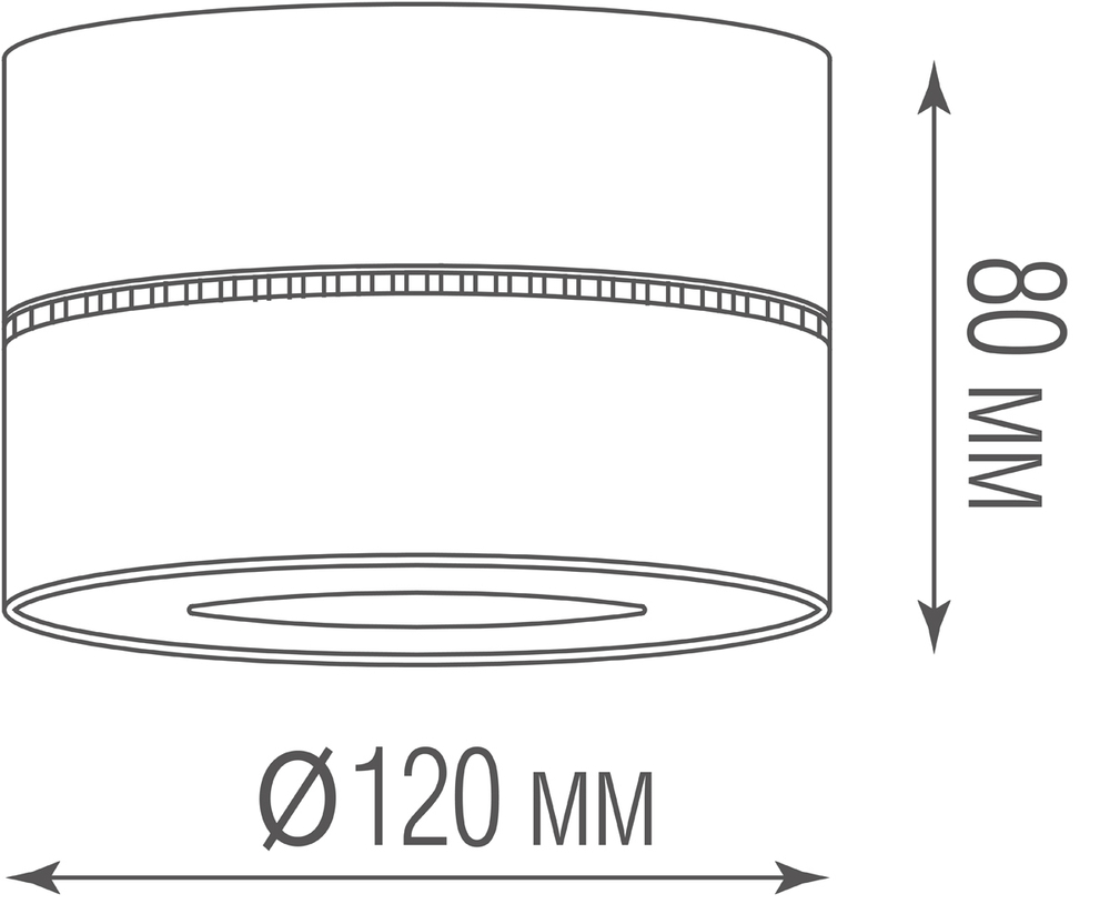 Donolux Led св-к накладной поворотный, 25Вт,  D120хH80мм, 1772Лм, 30°, 3000К, IP20, Ra &gt;90 белый  RAL9003, DL18958R25W1W