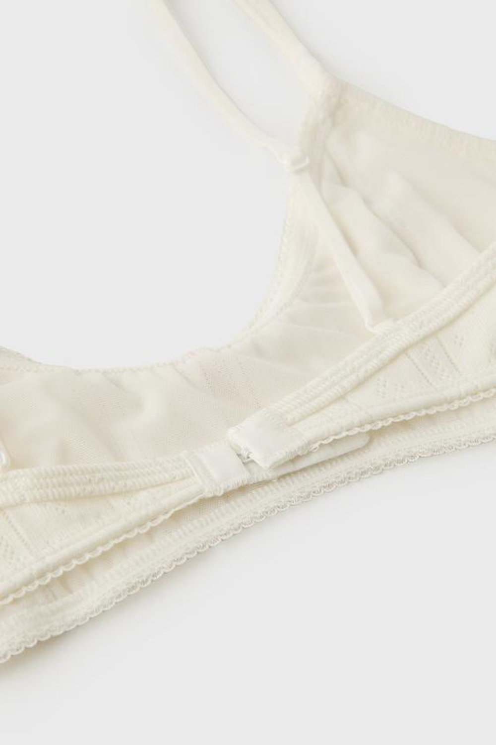 ZARA КОМПЛЕКТ ИЗ ТОПА И ТРУСОВ Z3D, ЭКРЮ